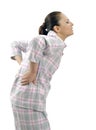 Young woman with backache Royalty Free Stock Photo