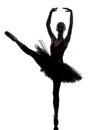 Young woman ballerina ballet dancer dancing Royalty Free Stock Photo