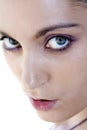 Young Woman with Beautiful Eyes Royalty Free Stock Photo