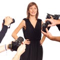 Young Woman Celebrity Royalty Free Stock Photo