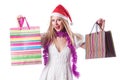 Young woman - christmas shopping concept Royalty Free Stock Photo