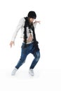 Young woman dancing hip-hop Royalty Free Stock Photo