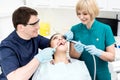 Young woman at dental office