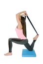 Ashwa Sanchalanasana or the Equestrian pose Royalty Free Stock Photo