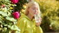 Young woman drinking water. Clean health water concet.