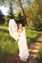 Young woman enjoying Spring Sun Royalty Free Stock Photo