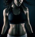 Young woman exercising Royalty Free Stock Photo