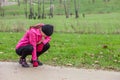 Young woman exhausted after running