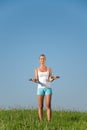 Young woman fitness exercises Royalty Free Stock Photo