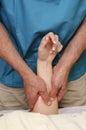 Young woman getting Massage Royalty Free Stock Photo