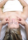 Young woman getting Massage Royalty Free Stock Photo
