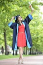 Young woman graduate Royalty Free Stock Photo