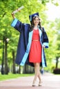 Young woman graduate Royalty Free Stock Photo