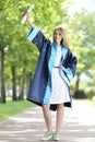 Young woman graduate Royalty Free Stock Photo