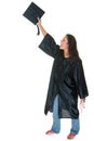 Young Woman Graduate Receives Royalty Free Stock Photo