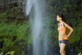 Young woman hiking in summer Royalty Free Stock Photo