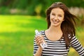 Young woman holding water bottle Royalty Free Stock Photo