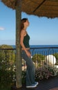 Young Woman Looking Peaceful - Ocean View - Model