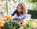 Young woman at the market