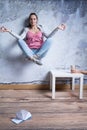 Young woman meditating