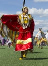 Young woman at Native American Powwow.