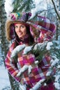 Young woman outdoor in winter