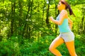 Young Woman Outdoor Workout Royalty Free Stock Photo