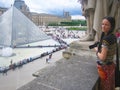 Young woman in Paris, France