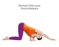 Parshva Balasana Royalty Free Stock Photo