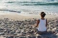 Young woman practicing yoga Royalty Free Stock Photo