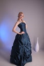 Young woman with prom dress Royalty Free Stock Photo