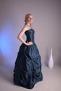 Young woman with prom dress Royalty Free Stock Photo