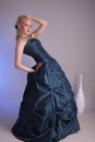 Young woman with prom dress Royalty Free Stock Photo