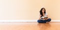 Young woman reading a book Royalty Free Stock Photo