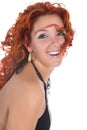 Young woman with red hair Royalty Free Stock Photo