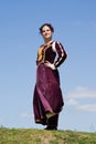 Young woman in renaissance dress Royalty Free Stock Photo