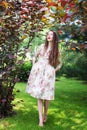 Young woman resting and having fun in the park Royalty Free Stock Photo