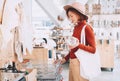 Shopping in zero waste store. Low waste lifestyle Royalty Free Stock Photo