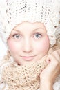 Young woman in scarf Royalty Free Stock Photo