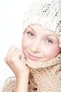 Young woman in scarf Royalty Free Stock Photo