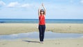 Young woman. Sea. Royalty Free Stock Photo