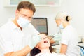 Young Woman Seeing Her Dentist Royalty Free Stock Photo