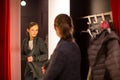 Young woman shopping in a fashion store Royalty Free Stock Photo