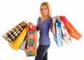 Young Woman on a Shopping Spree