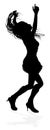 Woman Dancing Person Silhouette Royalty Free Stock Photo