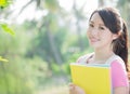 Young woman smile to you Royalty Free Stock Photo