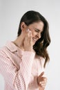 Young woman suffering from toothache Royalty Free Stock Photo