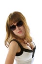 Young Woman in Sunglasses Royalty Free Stock Photo