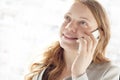 Young woman talking mobile phone Royalty Free Stock Photo