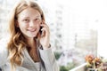 Young woman talking mobile phone Royalty Free Stock Photo